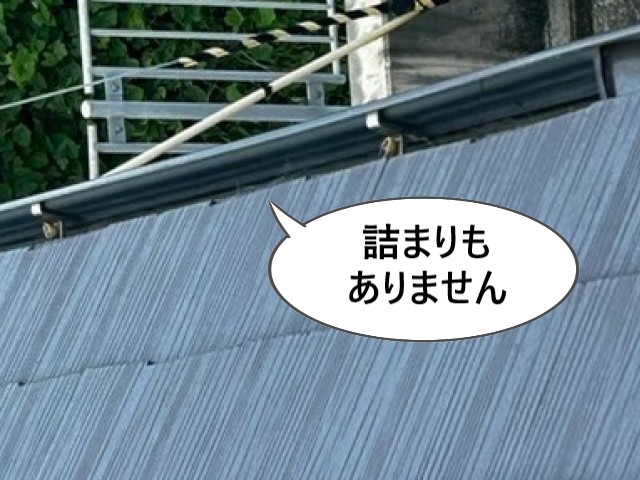 軒樋　詰まりなし